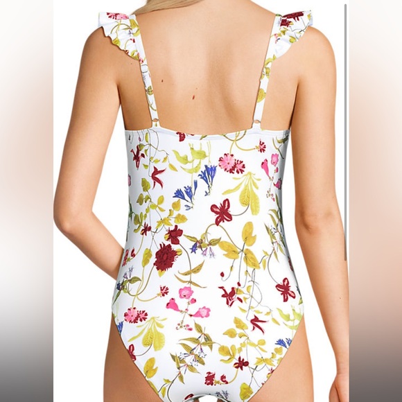 Beautiful white floral NWT balconette swimsuit, Lands’ End, Size 4, underwire - Picture 2 of 6